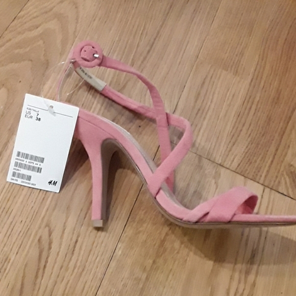 BN  in box pink suede heels - Picture 3 of 4